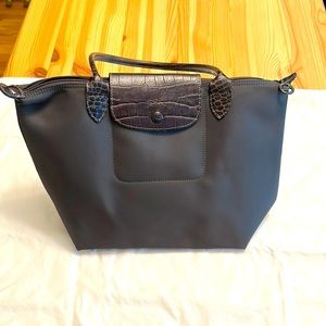 Authentic Longchamp Crocodile Trimmed Modele Depose - gently used